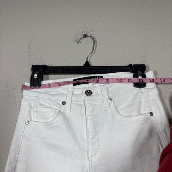 Veronica Beard Womens Size 25/0 Kate Skinny High Rise Jeans White Cotton Blend - Picture 12 of 15